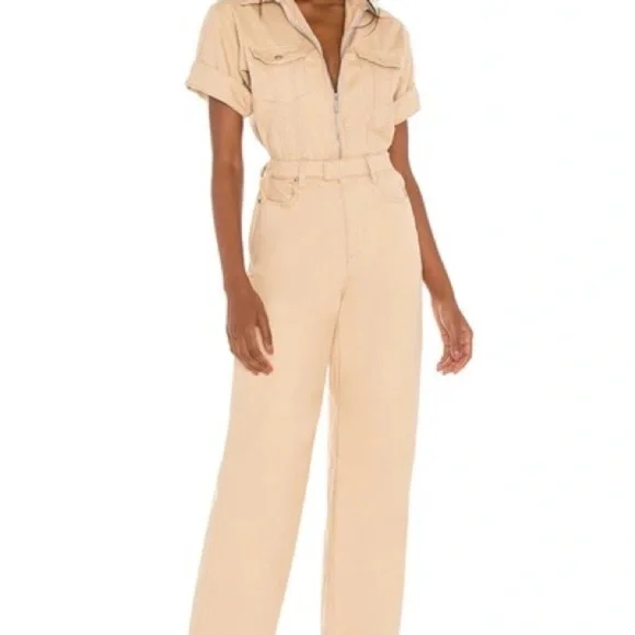 WeWoreWhat Tan Jumpsuit - Picture 3 of 14